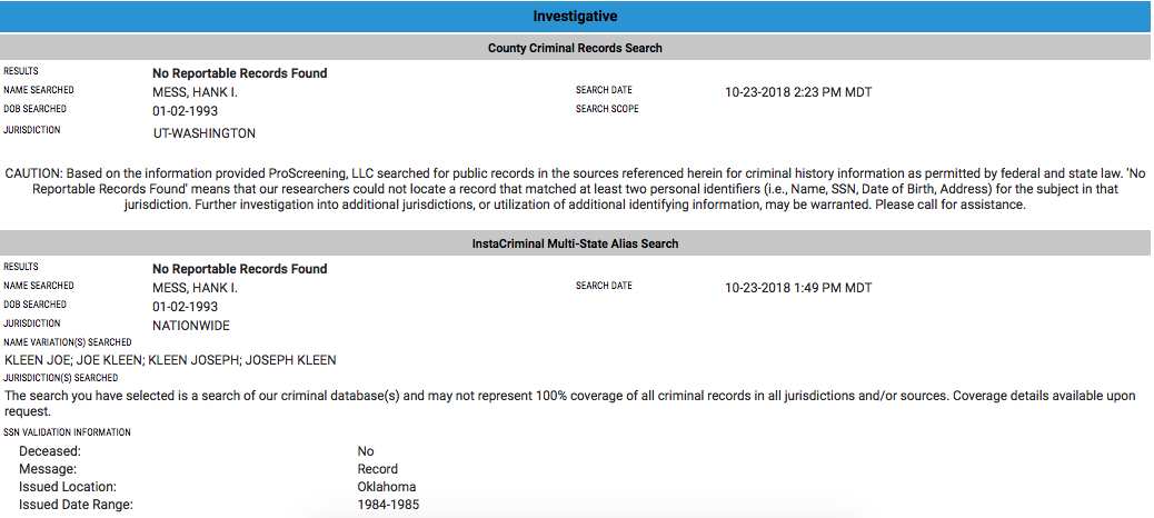 How To Read A Background Check Report ProScreening